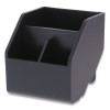 Konnect Desktop Organizer Short Storage Bin, 3.4" x 3.5" x 3.5", Black