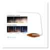 Led Desk Lamp, White/Wood