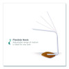 Led Desk Lamp, White/Wood