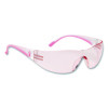 Eva Optical Safety Glasses, Frameless, Pink Single Lens