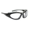 Optical Fuselage Hybrid Safety Glasses/Goggles, Black/Gray Full Frame, Clear Dual Lens