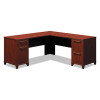 Enterprise Collection L-Desk Surface, 70.13" X 70.13" X 29.75", Harvest Cherry, (Box 2 Of 2)