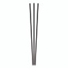 Unwrapped Round Stirrers, 7.75", Polypropylene, Black, 500/Pack