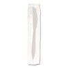 Elegant Dinnerware Heavyweight Cutlery Assortment, Heavyweight, (120) Forks/(80) Spoons/(40) Knives, Plastic, White, 240/Box
