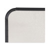 Magnetic Dry Erase Board, 11 x 14, White Surface, Black Plastic Frame