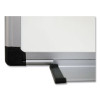 Porcelain Value Dry Erase Board, 36" x 48", White Surface, Satin Aluminum Frame