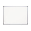 Earth Silver Easy Clean Magnetic Dry Erase Boards, 48" x 36", White Surface, Satin Aluminum Frame