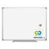Earth Silver Easy Clean Magnetic Dry Erase Boards, 48" x 36", White Surface, Satin Aluminum Frame