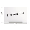 Magnetic Dry Erase Tile Board, 29.5" x 45", White Surface