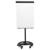 360 Multi-Use Mobile Magnetic Dry Erase Easel, 27" x 41", White Surface, Black Steel Frame