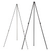 Lightweight Instant Easel, 61.5" Tall, Metal, Black