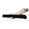 Heavy-Duty Instant Easel, 61.5" Tall, Metal, Black