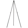 Heavy-Duty Instant Easel, 61.5" Tall, Metal, Black