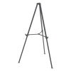 Quantum Heavy Duty Display Easel, 35.62" To 61.22" Tall, Plastic, Black, Supports Up To 25 Lb