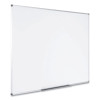 Value Lacquered Steel Magnetic Dry Erase Board, 18" x 24", White Surface, Satin Aluminum Frame