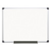 Value Melamine Dry Erase Board, 36" x 48", White Surface, Satin Aluminum Frame