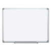 Earth Silver Easy Clean Dry Erase Boards, 72" x 48", White Surface, Satin Aluminum Frame
