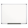 Value Lacquered Steel Magnetic Dry Erase Board, 72" x 48", White Surface, Satin Aluminum Frame