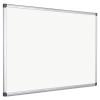 Value Lacquered Steel Magnetic Dry Erase Board, 72" x 48", White Surface, Satin Aluminum Frame