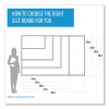 Gridded Magnetic Steel Dry Erase Project Planning Board, 1" x 2" Cells, 72" x 48", White Surface, Satin Aluminum Frame