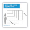 Kamashi Wet-Erase Board, Black 34" x 22" Surface, Black 36" x 24" Frame