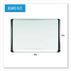 Gold Ultra Magnetic Dry Erase Boards, 48" x 36", White Surface, Black/Satin Aluminum Frame