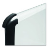 Gold Ultra Magnetic Dry Erase Boards, 48" x 36", White Surface, Black/Satin Aluminum Frame