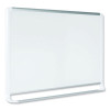 Gold Ultra Magnetic Dry Erase Boards, 48" x 36", White Surface, White/Natural Aluminum Frame