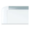 Gold Ultra Magnetic Dry Erase Boards, 72" x 48", White Surface, White/Natural Aluminum Frame