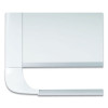 Gold Ultra Magnetic Dry Erase Boards, 72" x 48", White Surface, White/Natural Aluminum Frame