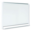 Gold Ultra Magnetic Dry Erase Boards, 72" x 48", White Surface, White/Natural Aluminum Frame