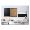 Black/White Message Board Set, (1) Bulletin, (1) Chalk/Bulletin, (1) Dry-Erase/Bulletin, Assorted Sizes, Assorted Colors