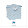 Microfiber Cleaning Cloths, 16 X 16, Blue, 24/Pack