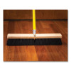 Tampico Push Broom Kit, 24" x 64" Metal Handle, Black/Yellow