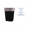 High-Density Can Liners, 30 Gal, 10 Mic, 30" x 36", Natural, Perforated Roll, 25 Bags/Roll, 20 Rolls/Carton