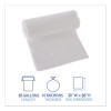High-Density Can Liners, 30 Gal, 10 Mic, 30" x 36", Natural, Perforated Roll, 25 Bags/Roll, 20 Rolls/Carton