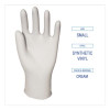 Powder-Free Synthetic Vinyl Gloves, Small, 4 Mil Thick, 9.5" Long, Cream, 100/Box