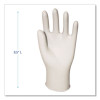 Powder-Free Synthetic Vinyl Gloves, X-Large, 4 Mil Thick, 9.5" Long, Cream, 100/Box