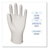 Powder-Free Synthetic Vinyl Gloves, X-Large, 4 Mil Thick, 9.5" Long, Cream, 100/Box