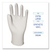 Powder-Free Synthetic Vinyl Gloves, X-Large, 4 Mil Thick, 9.5" Long, Cream, 100/Box, 10 Boxes/Carton