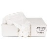 High-Density Can Liners, 33 Gal, 9 Mic, 33" x 39", Natural, Perforated Roll, 25 Bags/Roll, 20 Rolls/Carton