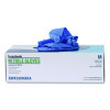 380 Series Disposable General-Purpose Nitrile Gloves, Powder-Free, Medium, 4 Mil Thick, 9.5" Long, Blue, 100/Box