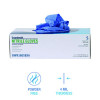 380 Series Disposable General-Purpose Nitrile Gloves, Powder-Free, Small, 4 Mil Thick, 9.5" Long, Blue, 100/Box