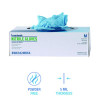 Disposable Examination Nitrile Gloves, Powder-Free, Medium, 5 Mil Thick, 9.5" Long, Blue, 100/Box