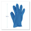 395 Series Disposable General-Purpose Nitrile Gloves, Powder-Free, Medium, 5 Mil Thick, 9.5" Long, Blue, 100/Box, 10 Boxes/Ct