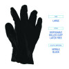 396 Series Disposable General-Purpose Nitrile Gloves, Powder-Free, Large, 4.4 Mil Thick, 9.5" Long, Black, 100/Box