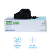 396 Series Disposable General-Purpose Nitrile Gloves, Powder-Free, Large, 4.4 Mil Thick, 9.5" Long, Black, 100/Box