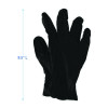 396 Series Disposable General-Purpose Nitrile Gloves, Powder-Free, X-Large, 4.4 Mil Thick, 9.5" Long, Black, 100/Bx, 10 Bx/Ct