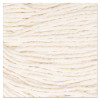 Super Loop Wet Mop Head, Cotton/Synthetic Fiber, 5" Headband, Large Size, White