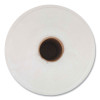 Hard Wound Towel, 1 Ply, 8" x 700 Ft, White, 6/Carton
